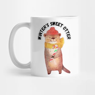 Winter's Sweet Otter Mug